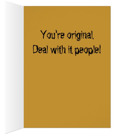 keepin my gap! Mariah the Goat card (Inside (Right))