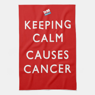 Keeping Calm RED Teatowel Kitchen Towel