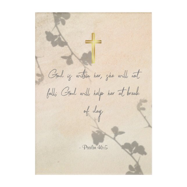 Keeping Faith Blessings Acrylic Wall Art (Front)