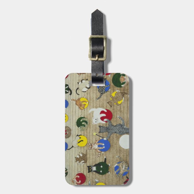 Keeping fit luggage tag (Front Vertical)