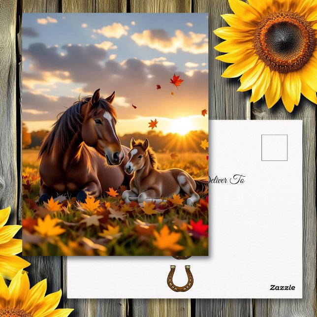 Keeping in Touch | Horse Themed Postcard (Creator Uploaded)