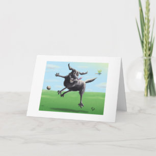 Keeping In Touch Humor Blank Greeting Card