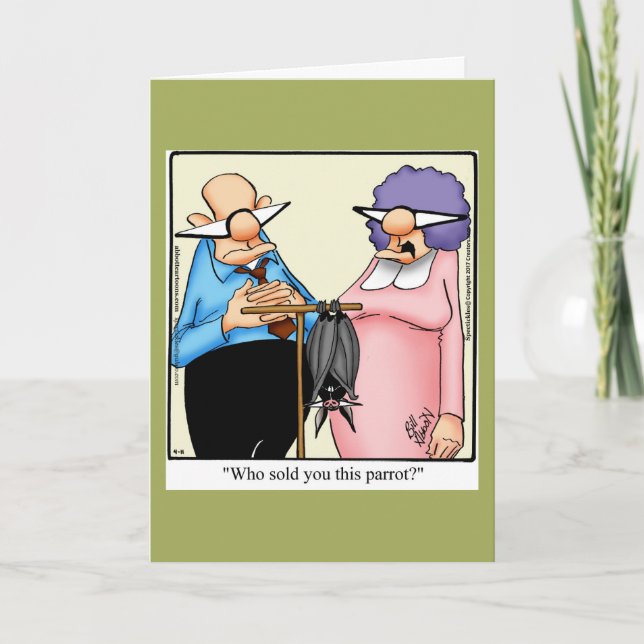 Keeping In Touch Humor Greeting Card (Front)