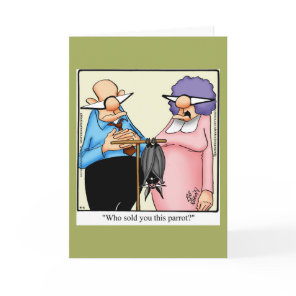 Keeping In Touch Humor Greeting Card
