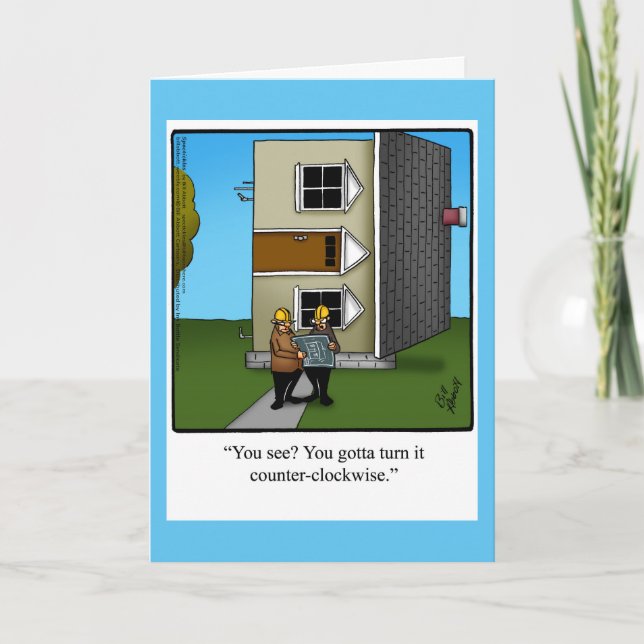 Keeping In Touch Humor Greeting Card (Front)