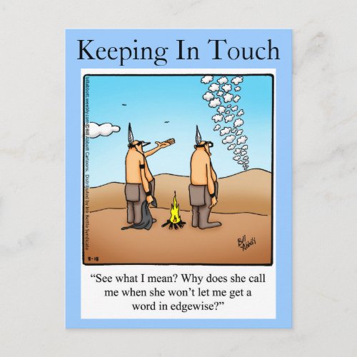 Keeping In Touch Postcard Spectickles