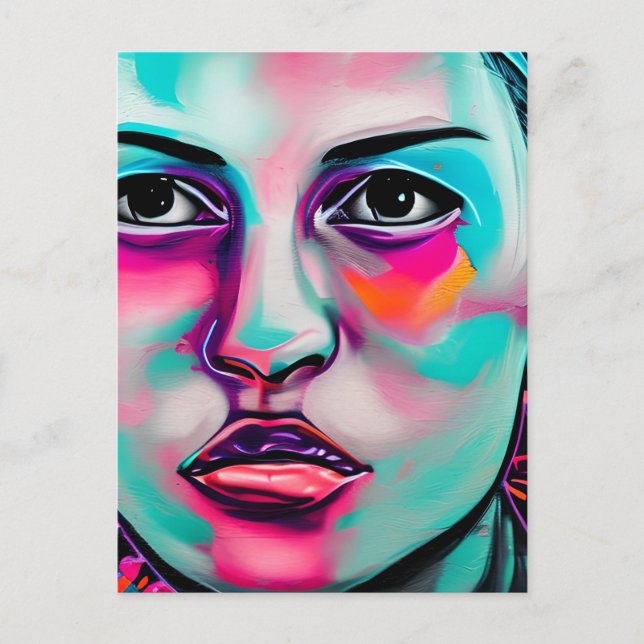 Keeping in Touch | Pretty Art Postcard (Front)