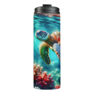 Keeping in Touch    Sea Turtle Swimming Thermal Tumbler