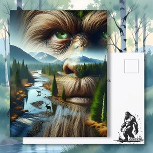 Keeping in Touch with Sasquatch Postcard