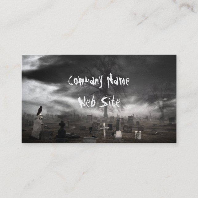 Keeping It All Goth Business Card (Front)