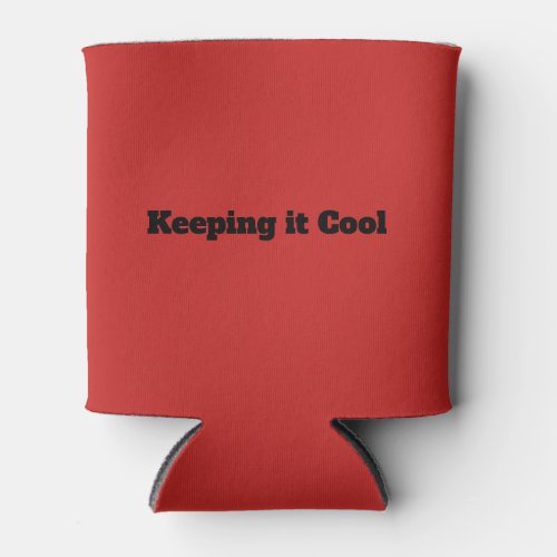 Keeping it Cool Drink Cozy Can Cooler
