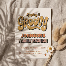 Keeping it Groovy Retro Boho Family Reunion