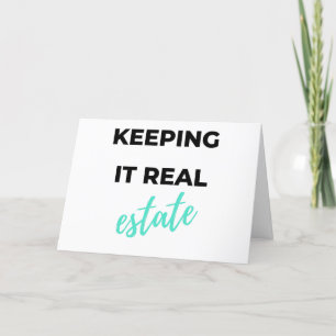 Keeping It Real Estate 2 Holiday Card