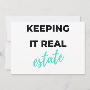 Keeping It Real Estate 2 Holiday Card