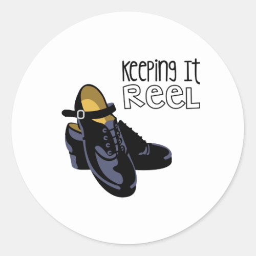 Keeping It Reel Classic Round Sticker