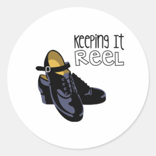 Keeping It Reel Classic Round Sticker