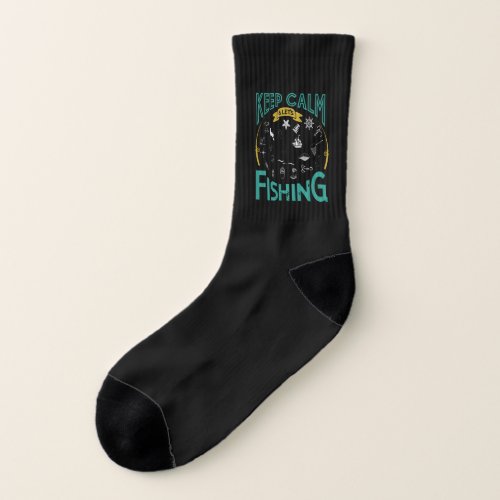 Keeping It Reel Funny Fishing Socks