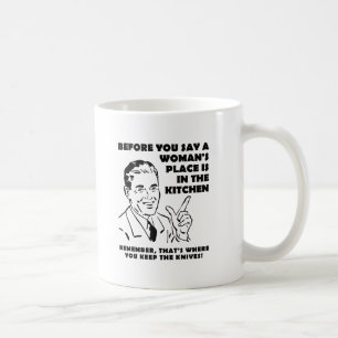 Keeping Knives in the Kitchen Funny Mug