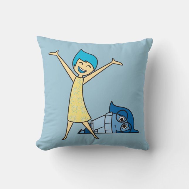 Keeping My Feelings Inside Throw Pillow (Front)