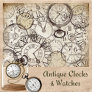 KEEPING TIME VINTAGE CLOCKS & WATCHES TISSUE PAPER
