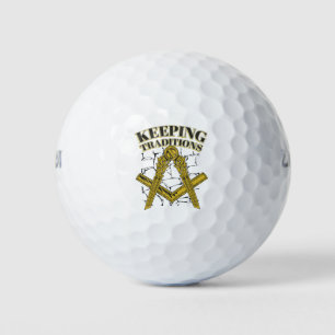 Keeping Traditions Masonic Golf Balls