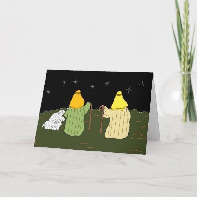 Keeping Watch Christmas card (Front)