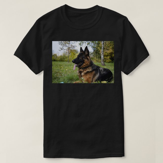 Keeping Watch GSD T-Shirt (Design Front)