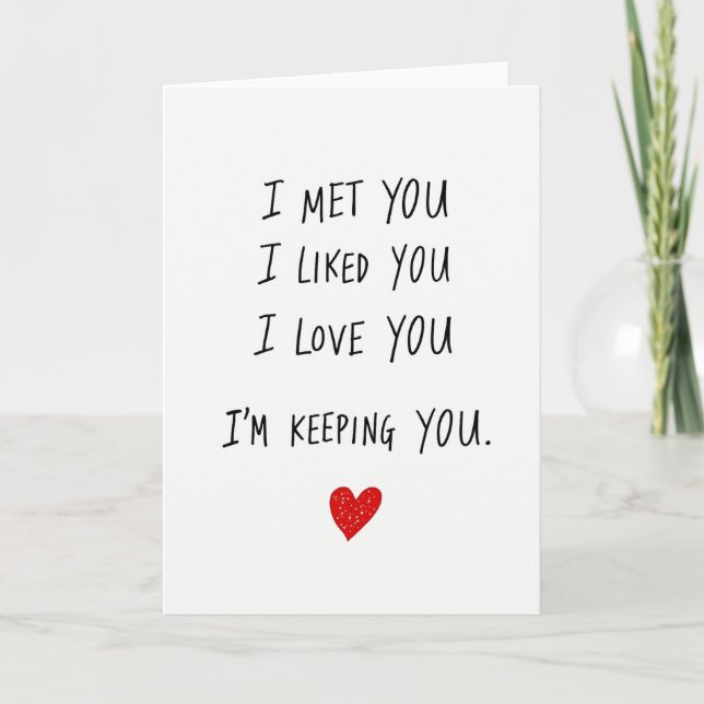 Keeping You My Love Card (Front)