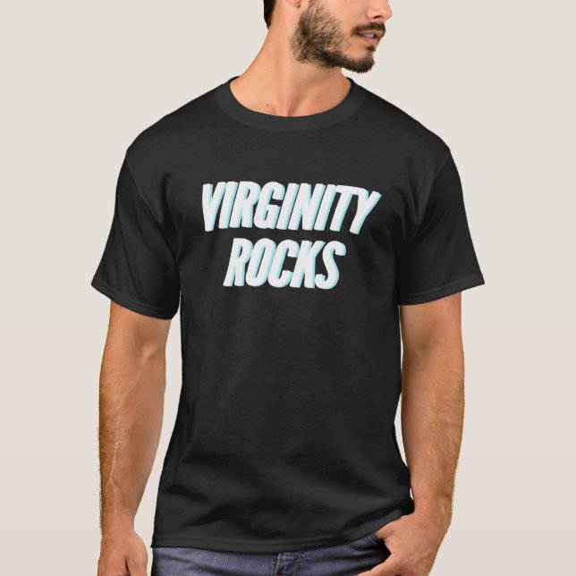 Keeping Your Virginity Really Rocks Movement Men & T-Shirt (Front)