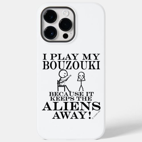 Keeps Aliens Away Bouzouki Case_Mate iPhone Case