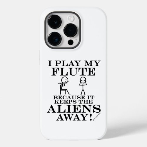 Keeps Aliens Away Flute Case_Mate iPhone Case