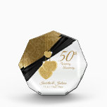 Keepsake 50th 💞 Gold Wedding Anniversary Acrylic Award<br><div class="desc">Keepsake 50th 💞 Gold Wedding Anniversary. 📌If you need further customization, please click the "Click to Customize further" or "Customize or Edit Design"button and use our design tool to resize, rotate, change text color, add text and so much more.⭐This Product is 100% Customizable. Graphics and / or text can be...</div>