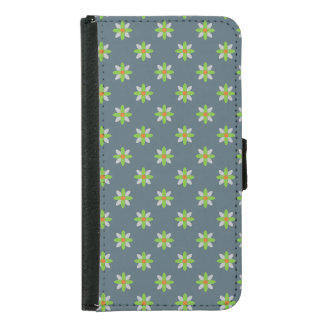 Keepsake Arts Flowers Pattern Samsung Galaxy S5 Wallet Case