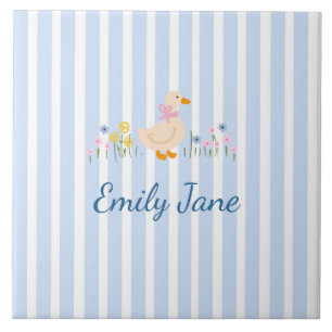 Keepsake Baby Shower Christening Personalized Ceramic Tile