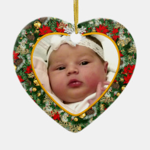 Keepsake Baby's Photo Christmas Ornament