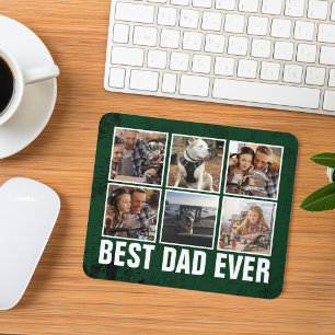 Keepsake Best Dad Ever Father's Day Photo Collage Mouse Pad