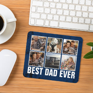Keepsake Best Dad Ever Father's Day Photo Collage Mouse Pad