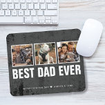 Keepsake Best Dad Ever Father's Day Photo Collage Mouse Pad<br><div class="desc">Message me if you need assistance or have any special requests.</div>