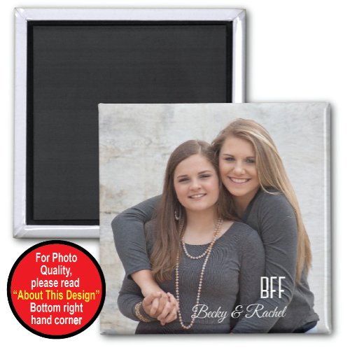 Keepsake Best Friends Magnet With Photo