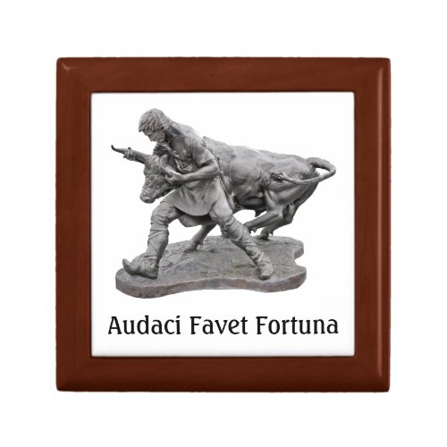 Keepsake Box Audaci Favet Fortuna