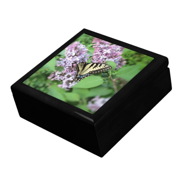 Keepsake Box - ET Swallowtail on Lilac (Side)