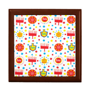 Keepsake Box Hanukkah COLORFUL 8 CRAZY NIGHTS
