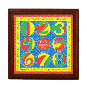 Keepsake Box Hanukkah Play Dreidel