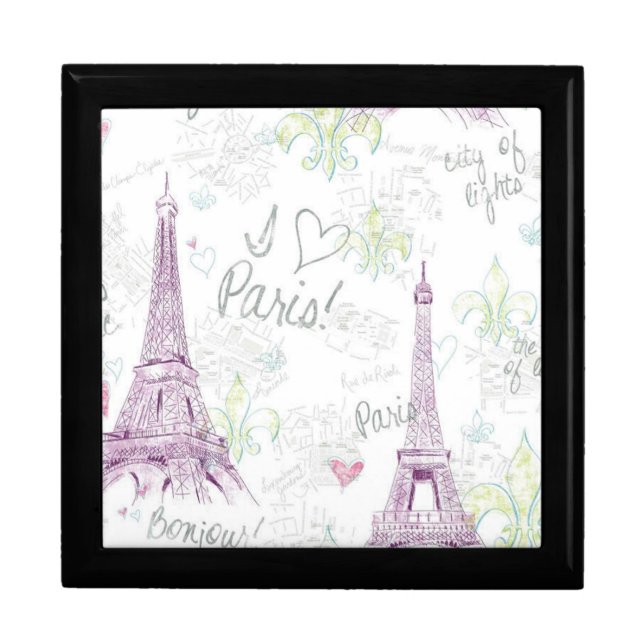 Keepsake Box Large/Paris (Front)