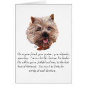 Keepsake Cairn Terrier - Male (Front)