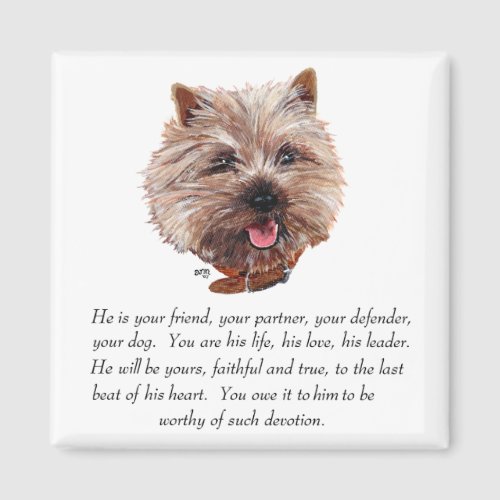 Keepsake Cairn Terrier _ Male Magnet