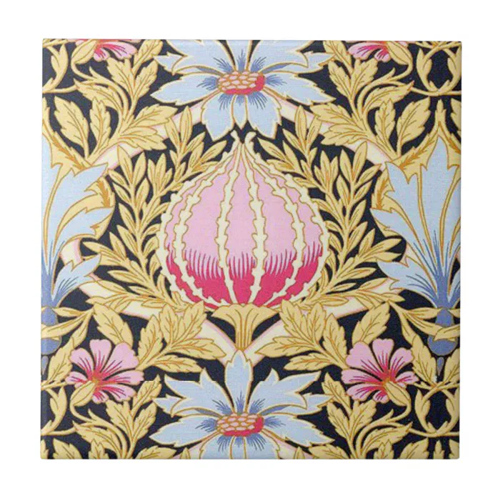 Art Nouveau Reproduction Decorative Ceramic tile 258