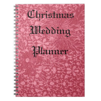 Keepsake Christmas Wedding Planner Notebook