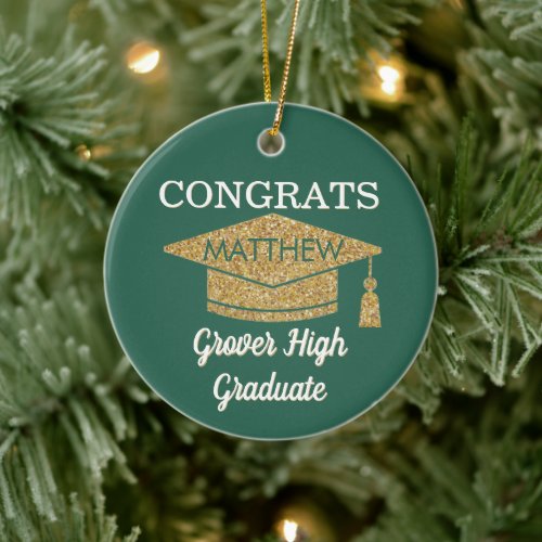 Keepsake! Congrats Any Graduate Ceramic Ornament