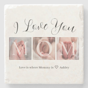 Keepsake Custom Photo Stone Coaster